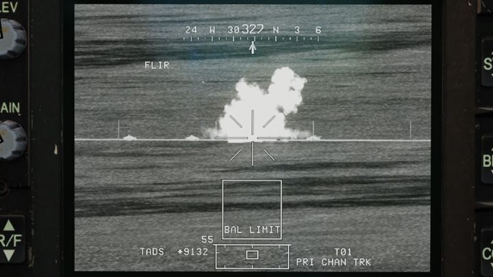 At TOF = 0 the Hellfire will hit the illuminated spot - DCS AH-64D Apache: AGM-114K Hellfire II Missile - Weapons Employment - DCS AH-64 Apache Guide