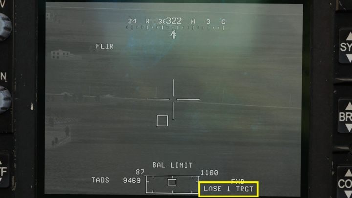The pilot should now properly position the helicopter so that nothing interferes with the laser beam - DCS AH-64D Apache: AGM-114K Hellfire II Missile - Weapons Employment - DCS AH-64 Apache Guide