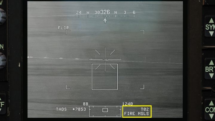 FIRE MSLS (Fire Missiles) will appear shortly after - DCS AH-64D Apache: AGM-114K Hellfire II Missile - Weapons Employment - DCS AH-64 Apache Guide