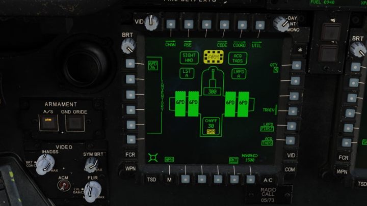 Prepare the helicopter for the attack with unguided rocket - DCS AH-64D Apache: 2.75 Unguided Rockets Hydra-70 - Weapons Employment - DCS AH-64 Apache Guide