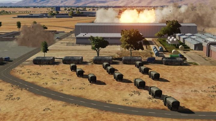 Unfortunately, this time it was a miss, but just tens meters - DCS AH-64D Apache: 2.75 Unguided Rockets Hydra-70 - Weapons Employment - DCS AH-64 Apache Guide