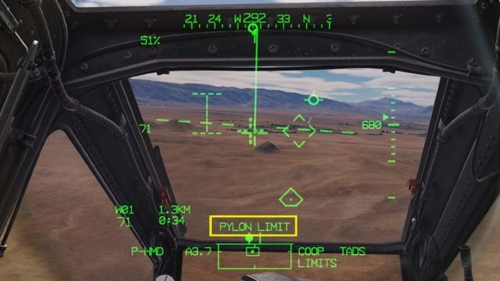 Pylon Limit means that the Pylon Articulation system cannot work correctly - DCS AH-64D Apache: 2.75 Unguided Rockets Hydra-70 - Weapons Employment - DCS AH-64 Apache Guide