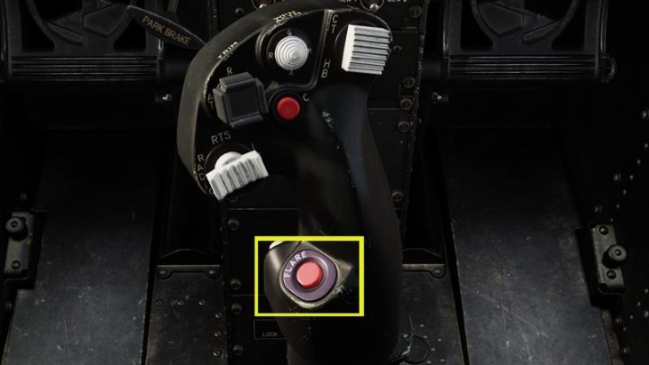 Press the flare dispenser button to launch flares when you hear the "missile launched" alert and see a white smoke trail coming from the ground - DCS AH-64D Apache: ASE - Aircraft Survivability Equipment - Systems and Sensors - DCS AH-64 Apache Guide