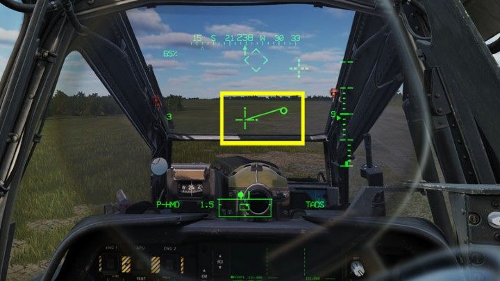 Holding the circle in the center of the cross at a "0" speed for a long time is very difficult at first, but a good practice is to stay within 10 feet and try to stay on an area as small as possible without drifting to any direction by making continuous and slight adjustments with Cyclic - DCS AH-64D Apache: How to fly helicopter? - Basics - DCS AH-64 Apache Guide