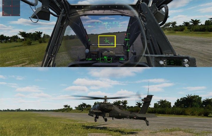 Minimal corrections are key here, as well as anticipating where the helicopter starts to deviate and making the appropriate counter reactions beforehand - DCS AH-64D Apache: How to fly helicopter? - Basics - DCS AH-64 Apache Guide