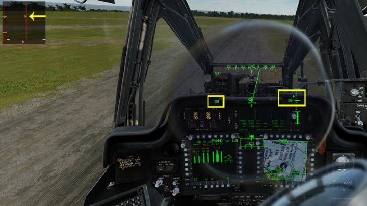 From hovering at low altitude you can easily proceed to a proper flight in Transition mode - DCS AH-64D Apache: How to fly helicopter? - Basics - DCS AH-64 Apache Guide
