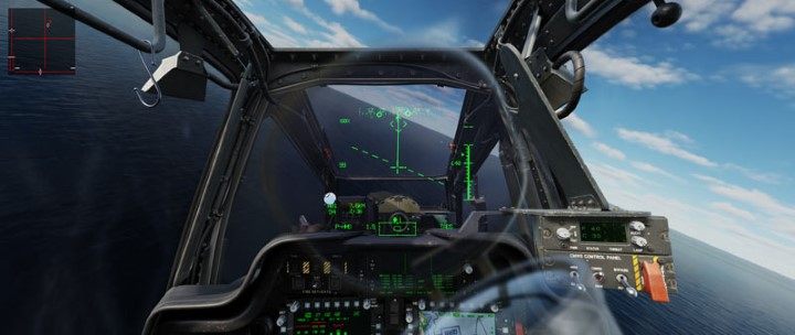 When flying fast, the helicopter turns just like an airplane - by tilting it to the side and pulling the Cyclic towards you - DCS AH-64D Apache: How to fly helicopter? - Basics - DCS AH-64 Apache Guide