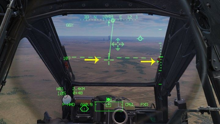 The second challenge after hovering is to reduce speed and altitude, for example when trying to land - DCS AH-64D Apache: How to fly helicopter? - Basics - DCS AH-64 Apache Guide