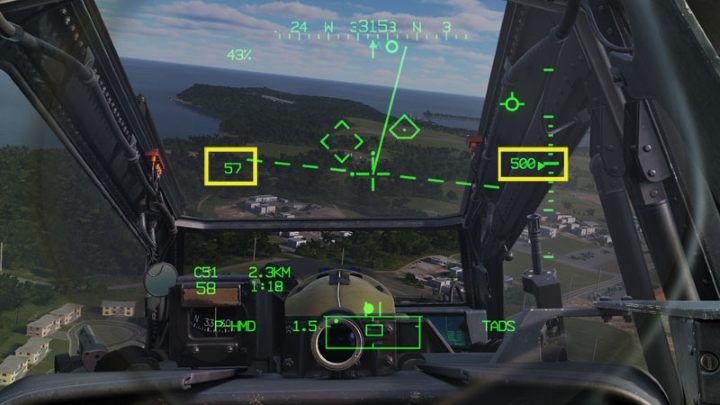 Approach speed and altitude depend on the type of landing, the landing site, pilot's skills, and other factors - DCS AH-64D Apache: Landing - Flight and Navigation - DCS AH-64 Apache Guide