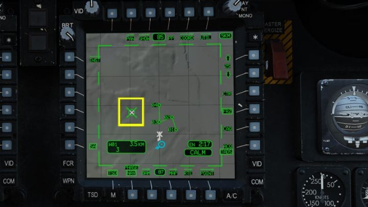 When you have the cursor on the TSD monitor, you're all set - DCS AH-64D Apache: TSD - Tactical Situation Display - Systems and Sensors - DCS AH-64 Apache Guide