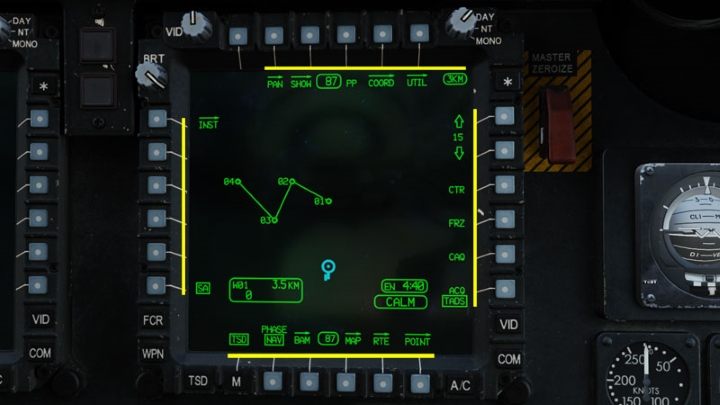 There are various functions available by pressing the corresponding buttons - DCS AH-64D Apache: TSD - Tactical Situation Display - Systems and Sensors - DCS AH-64 Apache Guide