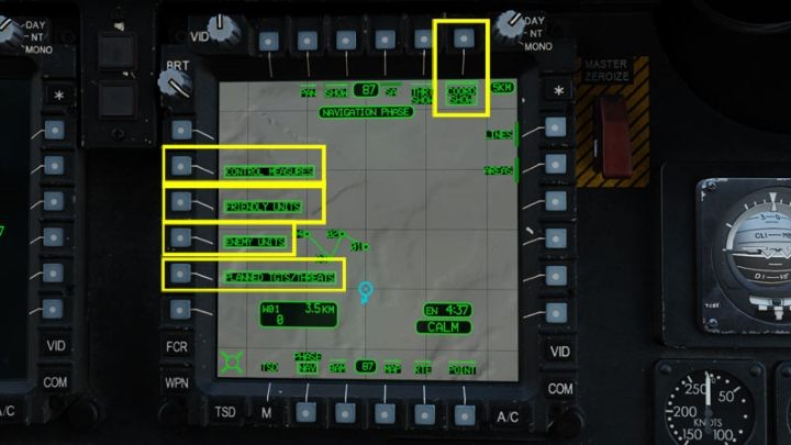 COORD SHOW options - DCS AH-64D Apache: TSD - Tactical Situation Display - Systems and Sensors - DCS AH-64 Apache Guide