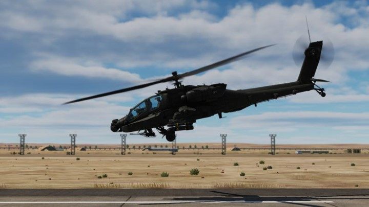 When the helicopter takes off from the ground and is approx - DCS AH-64D Apache: Taxi and Take Off - Flight and Navigation - DCS AH-64 Apache Guide