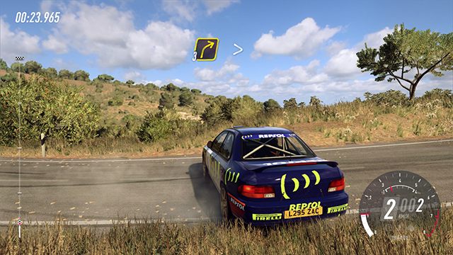 You will be watching the route from this position frequently. - Driving basics, tips and controls in DiRT Rally 2.0 - Basics - DiRT Rally 2.0 Guide