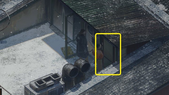 After entering Klaasje's room, you can go to the rooftop terrace where you will find a locked door - Disco Elysium: Explore the Whirlings secret passages - walkthrough - Other - Disco Elysium Guide
