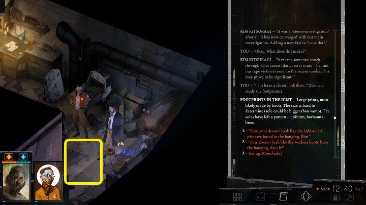 Upstairs you will wind find some sort of office - Disco Elysium: Explore the Whirlings secret passages - walkthrough - Other - Disco Elysium Guide
