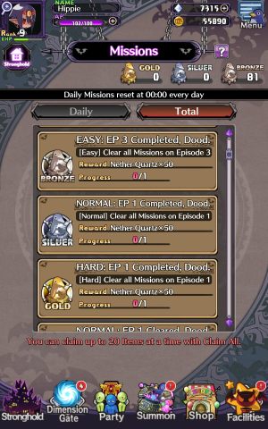In daily missions, you may be required to do simple tasks such as - Disgaea RPG: Stronghold - Basics - Disgaea RPG Guide