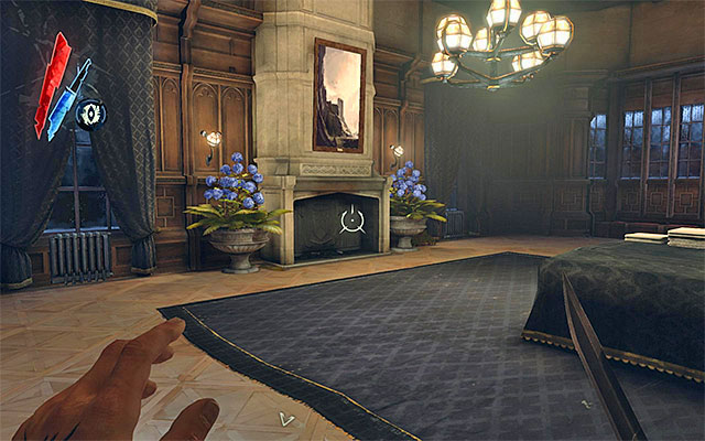 Waverly Boyle's bedroom is locked by default and you can access it through the attic (this was described further in the text) or by acquiring Waverlys bedroom key from one of the nearby guards - Exploring the Boyle Estate's first floor - Mission 5 - Lady Boyles Last Party - Dishonored - Game Guide and Walkthrough