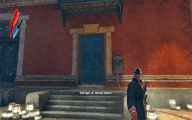 Resume the exploration of the area adjacent to the Boyle Estate - Exploring the Boyle Estate garden - Mission 5 - Lady Boyles Last Party - Dishonored - Game Guide and Walkthrough