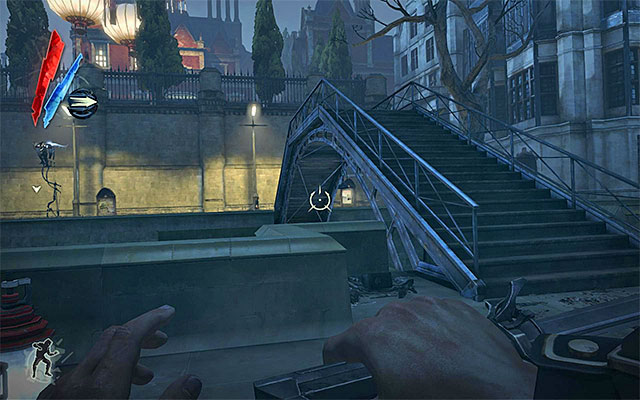 It is compulsory to reach the other bank of the river, because this is where the Boyle Estate is located - Crossing the river - Mission 5 - Lady Boyles Last Party - Dishonored - Game Guide and Walkthrough