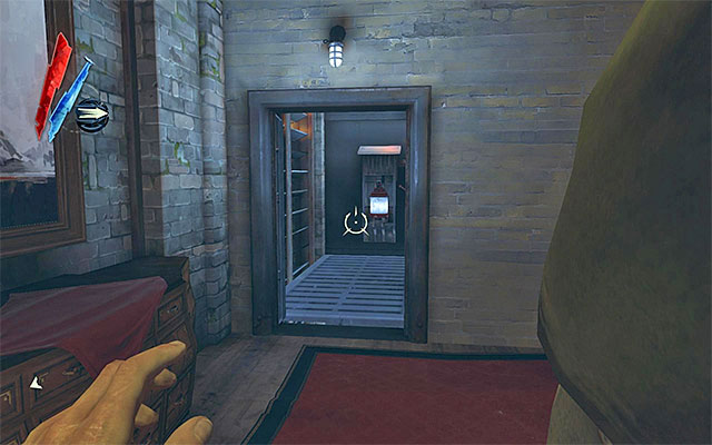 If your Blink is not developed enough, I recommend that you carry Sokolov down to the second floor - Abducting Sokolov - Mission 4 - The Royal Physician - Dishonored - Game Guide and Walkthrough