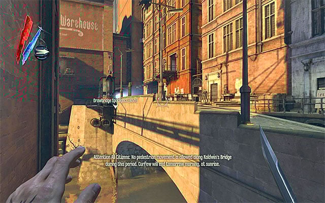 Near the outpost, there are even more guards, so you will have to watch your steps even more in order not to get within their sight - Getting around the second outpost - Mission 4 - The Royal Physician - Dishonored - Game Guide and Walkthrough