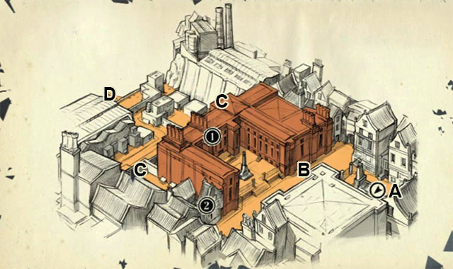 Legend - Mission plan - Mission 2 - High Overseer Campbell - Dishonored - Game Guide and Walkthrough