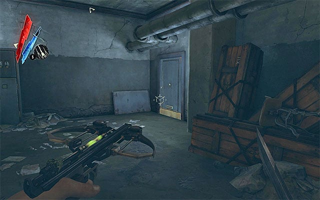 You should eventually reach a basement room (you can also reach it going from the side of the square) and there's also a door leading to Kennels (the above screenshot) - Infiltrating the High Overseer Campbel's building - Mission 2 - High Overseer Campbell - Dishonored - Game Guide and Walkthrough