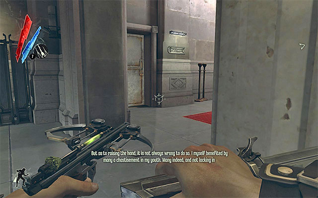 In both side rooms there also are plates to see, but you need to be aware of the fact that each of these rooms may be guarded by a guard - Exploring the High Overseer Campbel's building - Mission 2 - High Overseer Campbell - Dishonored - Game Guide and Walkthrough