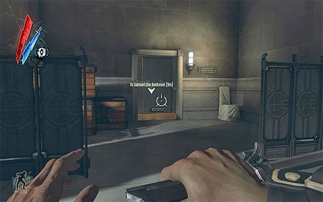 You can reach the yard in two ways - Reaching the yard - Mission 2 - High Overseer Campbell - Dishonored - Game Guide and Walkthrough