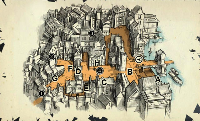 Legend - Mission plan - Mission 3 - House of Pleasure - Dishonored - Game Guide and Walkthrough