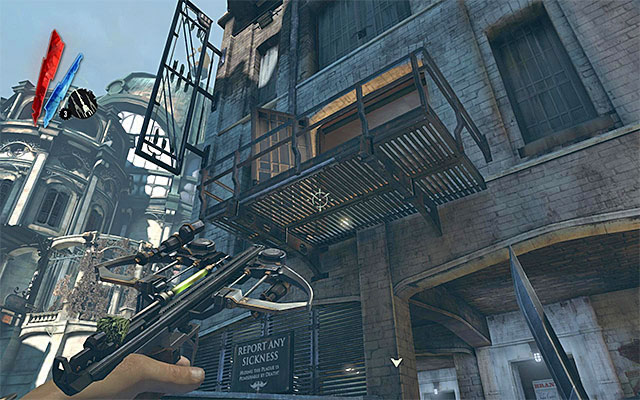 I recommend that you explore this part of the map before you do anything - Infiltrating the Golden Cat club - Mission 3 - House of Pleasure - Dishonored - Game Guide and Walkthrough