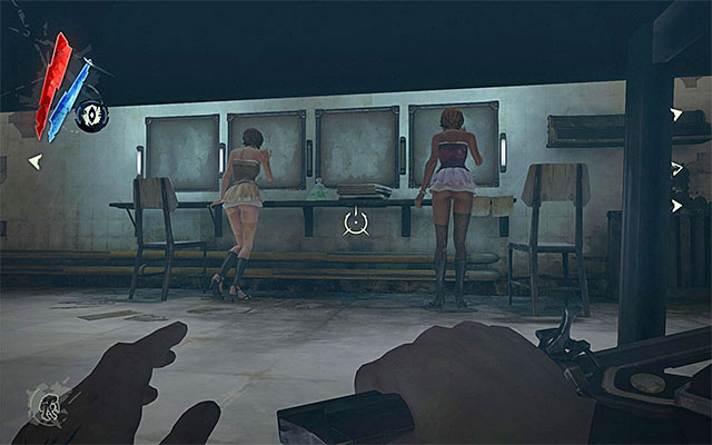 You can access the club's basement only by stairs, whose use is exclusive to hotel guests, as long as this is not the location in which you started your exploration - Exploring the Golden Cat club - Mission 3 - House of Pleasure - Dishonored - Game Guide and Walkthrough