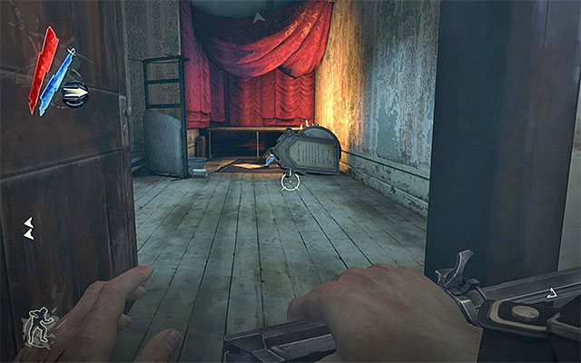 Continue towards the upper floors to reach the attic - Rescuing Emily - Mission 3 - House of Pleasure - Dishonored - Game Guide and Walkthrough