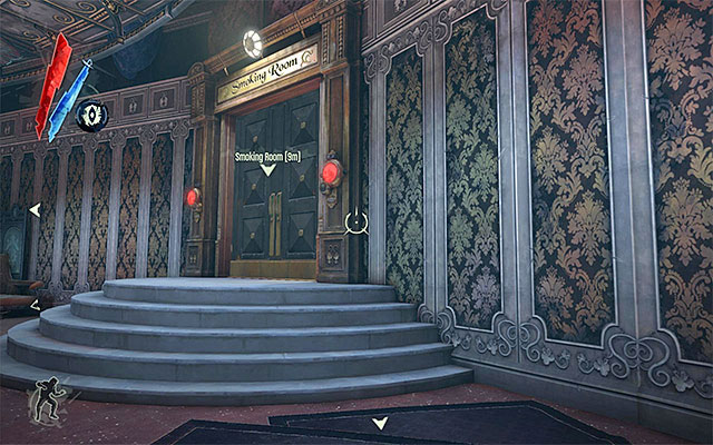 Variant 1; murder Custis Pendleton) Custsis Pendleton is staying in the Smoking Room - Choosing how to eliminate the Pendelton Twins - Mission 3 - House of Pleasure - Dishonored - Game Guide and Walkthrough