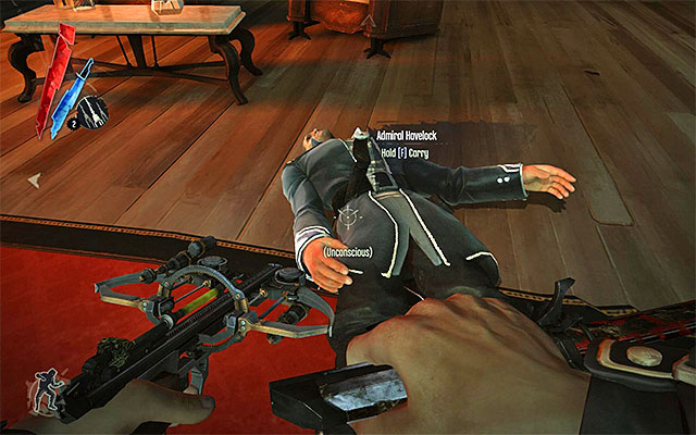 At first, the admiral will not even want to fight with you and, instead, leaves himself at your mercy - Endings - Mission 9 - The Light at the End - Dishonored - Game Guide and Walkthrough