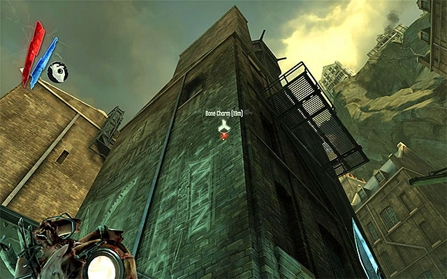 From among all of the buildings in the Rudshore Waterfront, the one show in the above screenshot is the most important one - Exploring Rudshore Waterfront - Mission 7 - The Flooded District - Dishonored - Game Guide and Walkthrough