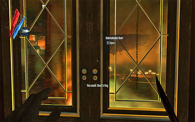 You can reach the tunnel in two different ways - Getting to the tunnel underneath Daud's headquarters - Mission 7 - The Flooded District - Dishonored - Game Guide and Walkthrough