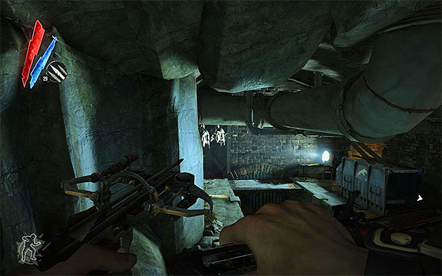 After a while, you will reach a camp occupied by friendly civilians - Exploring the second part of the sewers - Mission 7 - The Flooded District - Dishonored - Game Guide and Walkthrough