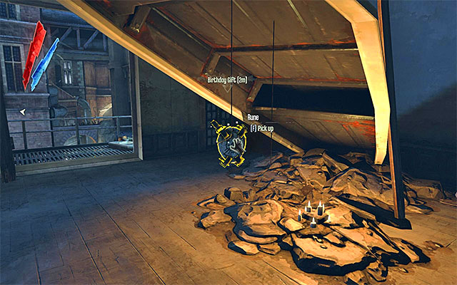 RUNE 3/7 - The rune is a reward for performing the second assignment for Granny (contamination of elixir in bandits' headquarters) - Runes - locations - p. 1 - Collectibles - Dishonored - Game Guide and Walkthrough