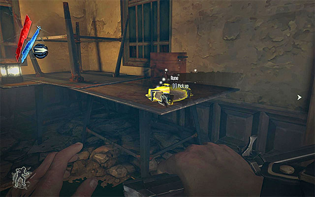 RUNE 4/5 - The rune is inside the tenement, and you run into it right after you reach the location that functions as the enemy's third outpost - Runes - locations - p. 1 - Collectibles - Dishonored - Game Guide and Walkthrough