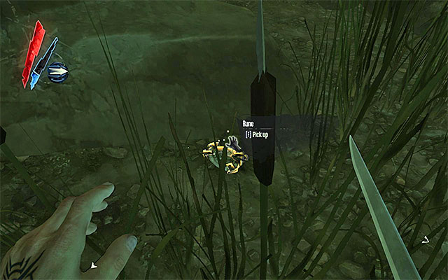 RUNE 1/5 - The rune is lying on the ground near the refinery building (the one with Corvo's gear in it) and the water reservoir - Runes - locations - p. 2 - Collectibles - Dishonored - Game Guide and Walkthrough