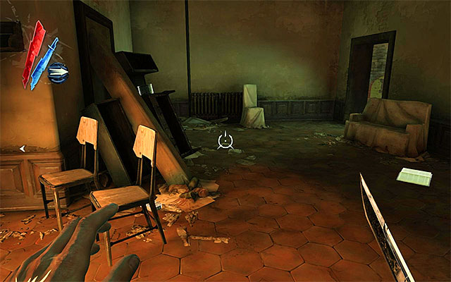 BONE CHARM 2/8 - The charm is on one of the higher floors of the building located at Rudshore Waterfront (the starting point with large water reservoir) - Bone Charms - locations - Collectibles - Dishonored - Game Guide and Walkthrough