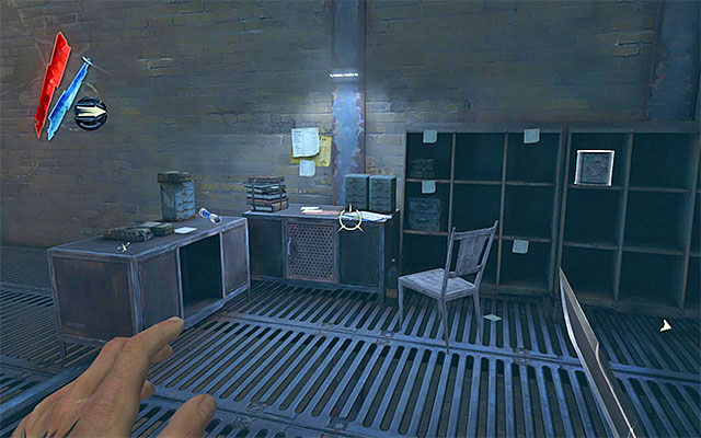 BLUEPRINT 1/1 (Folded Galvani Resin) - The blueprint is on the table on upstairs the warehouse between the first and the second outpost - Blueprints - locations - Collectibles - Dishonored - Game Guide and Walkthrough