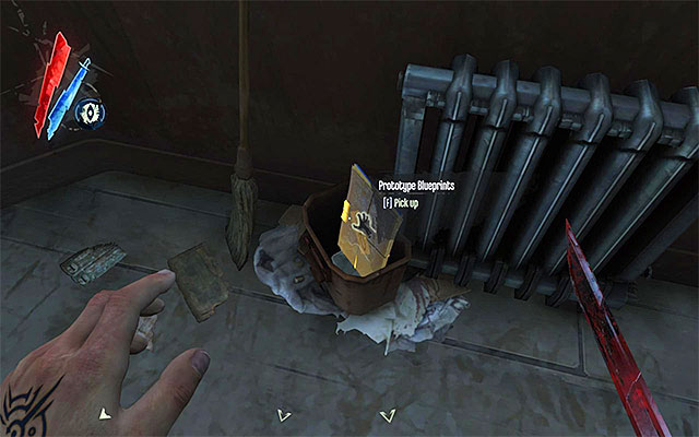 BLUEPRINT 1/1 (Prototype Blueprints) - The blueprint is in room 202 in the pub building - Blueprints - locations - Collectibles - Dishonored - Game Guide and Walkthrough