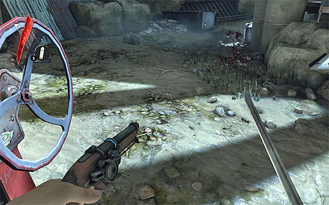 Approach any of the bodies and lift it (press and hold the