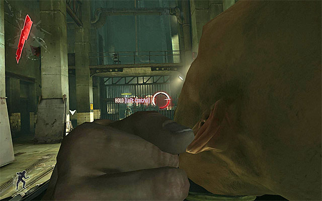 Carefully, approach the first guardian - Finding the explosive - Mission 1 - Dishonored - Dishonored - Game Guide and Walkthrough