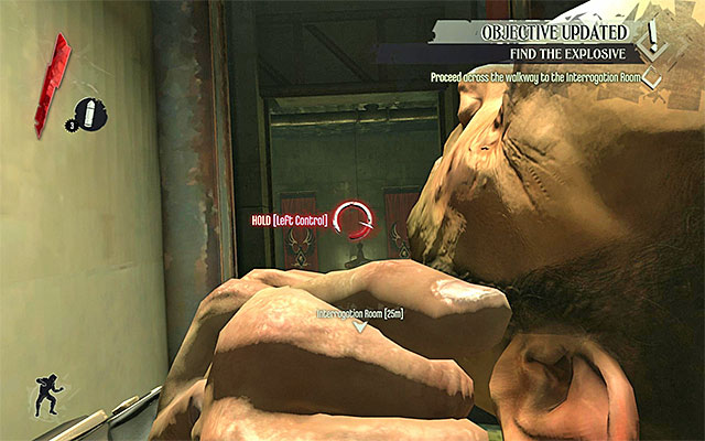 Collect gold and follow the narrow passage - Finding the explosive - Mission 1 - Dishonored - Dishonored - Game Guide and Walkthrough