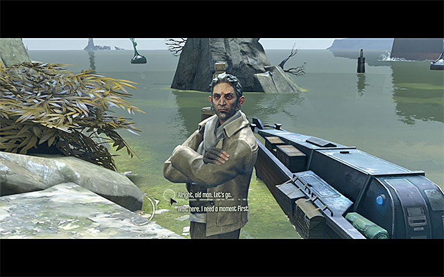 Approach Samuel and initiate a conversation with him - Finding a way out of the sewers - Mission 1 - Dishonored - Dishonored - Game Guide and Walkthrough