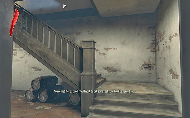 Go back to the pub's main building - Meeting with the Loyalists - The Hound Pits Pub - Dishonored - Game Guide and Walkthrough